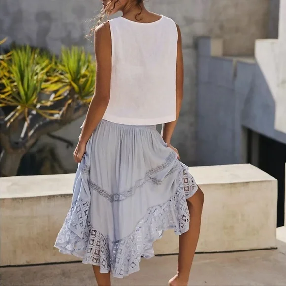 Free People (Brand New W/ Tags) Size Small River Skirt - Picture 3 of 5